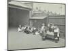 Children in the Playground, Southfields Infants School, Wandsworth, London, 1906-null-Mounted Photographic Print