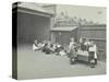 Children in the Playground, Southfields Infants School, Wandsworth, London, 1906-null-Stretched Canvas