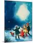 Children in the Snow-null-Mounted Giclee Print