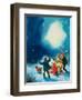 Children in the Snow-null-Framed Giclee Print