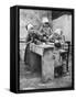 Children in Traditional Dress, Marken, Holland, 1936-Donald Mcleish-Framed Stretched Canvas