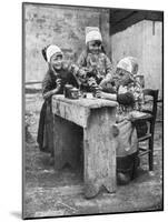 Children in Traditional Dress, Marken, Holland, 1936-Donald Mcleish-Mounted Giclee Print