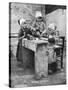 Children in Traditional Dress, Marken, Holland, 1936-Donald Mcleish-Stretched Canvas