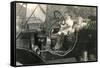 Children in Vintage Car-null-Framed Stretched Canvas