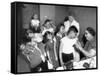 Children Inoculated Against Diphtheria-null-Framed Stretched Canvas