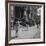 Children Jump Roping on Sidewalk Next to Brooklyn Brownstones, NY, 1949-Ralph Morse-Framed Photographic Print