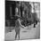 Children Jump Roping on Sidewalk Next to Brooklyn Brownstones, NY, 1949-Ralph Morse-Mounted Photographic Print