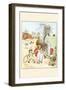 Children Jumped Ropes and Played with Hoops Along a Road-Randolph Caldecott-Framed Art Print