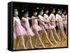 Children Learning Ballet Lessons Wear Masks-null-Framed Stretched Canvas