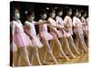 Children Learning Ballet Lessons Wear Masks-null-Stretched Canvas