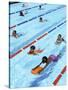 Children Learning to Swim-Bill Bachmann-Stretched Canvas
