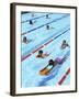 Children Learning to Swim-Bill Bachmann-Framed Premium Photographic Print