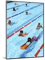 Children Learning to Swim-Bill Bachmann-Mounted Photographic Print