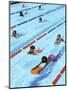 Children Learning to Swim-Bill Bachmann-Mounted Photographic Print