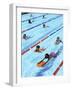 Children Learning to Swim-Bill Bachmann-Framed Photographic Print