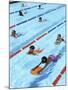 Children Learning to Swim-Bill Bachmann-Mounted Photographic Print