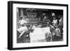 Children Licking Blocks of Ice on Hot Day Photograph-Lantern Press-Framed Art Print