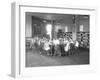 Children Listen to a Woman in the Reading Room-William Davis Hassler-Framed Photographic Print