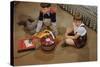 Children Listening to Records-William P. Gottlieb-Stretched Canvas