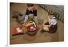 Children Listening to Records-William P. Gottlieb-Framed Photographic Print