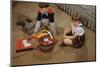 Children Listening to Records-William P. Gottlieb-Mounted Photographic Print