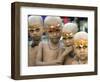 Children Look on after a Mundan or Head Tonsured Ceremony-null-Framed Photographic Print