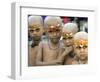 Children Look on after a Mundan or Head Tonsured Ceremony-null-Framed Photographic Print