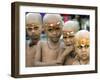 Children Look on after a Mundan or Head Tonsured Ceremony-null-Framed Photographic Print