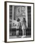 Children Looking at Posters Outside Movie Theater-Charles E^ Steinheimer-Framed Photographic Print