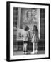 Children Looking at Posters Outside Movie Theater-Charles E^ Steinheimer-Framed Photographic Print