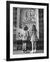 Children Looking at Posters Outside Movie Theater-Charles E^ Steinheimer-Framed Photographic Print