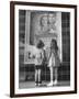 Children Looking at Posters Outside Movie Theater-Charles E^ Steinheimer-Framed Photographic Print