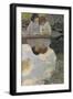 Children Looking at their Reflections, from 'A Child's Garden of Verses' by Robert Louis…-Jessie Willcox-Smith-Framed Giclee Print