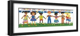 Children Love the World-Cheryl Piperberg-Framed Giclee Print