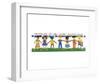 Children Love the World-Cheryl Piperberg-Framed Art Print