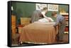 Children Making a Bed-William P. Gottlieb-Framed Stretched Canvas