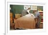 Children Making a Bed-William P. Gottlieb-Framed Photographic Print