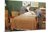 Children Making a Bed-William P. Gottlieb-Mounted Photographic Print