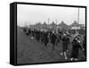 Children Marching with Home Made Bugles, Middlesborough, Teesside,1964-Michael Walters-Framed Stretched Canvas