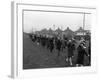 Children Marching with Home Made Bugles, Middlesborough, Teesside,1964-Michael Walters-Framed Photographic Print