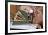 Children Measuring Egg on Scale-William P. Gottlieb-Framed Photographic Print