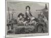 Children Minding their Mother's Stall, the Fish Market-null-Mounted Giclee Print