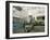 Children of an Immigrant Family from Bolivia Play Soccer at Their House-null-Framed Photographic Print