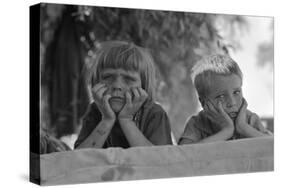 Children of Oklahoma Drought Refugee-Dorothea Lange-Stretched Canvas