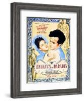 Children of Paradise, (aka Les Enfants du Paradis), Maria Casares, Jean-Louis Barrault, 1945-null-Framed Art Print