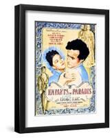 Children of Paradise, (aka Les Enfants du Paradis), Maria Casares, Jean-Louis Barrault, 1945-null-Framed Art Print