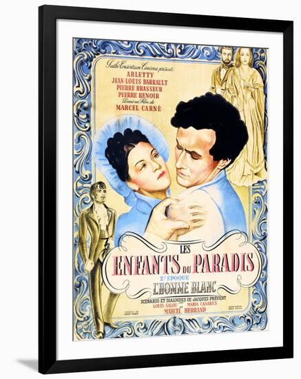 Children of Paradise, (aka Les Enfants du Paradis), Maria Casares, Jean-Louis Barrault, 1945-null-Framed Art Print