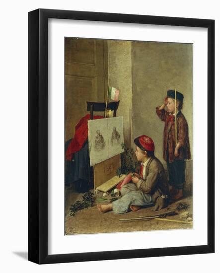 Children of People, 1862-Gioacchino Toma-Framed Giclee Print