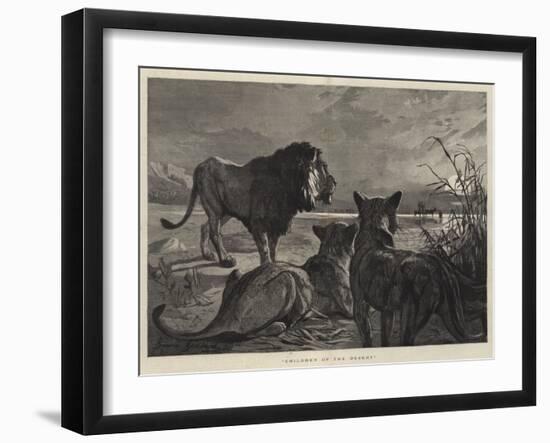 Children of the Desert-null-Framed Giclee Print