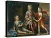Children of the Howard Family-Godfrey Kneller-Stretched Canvas